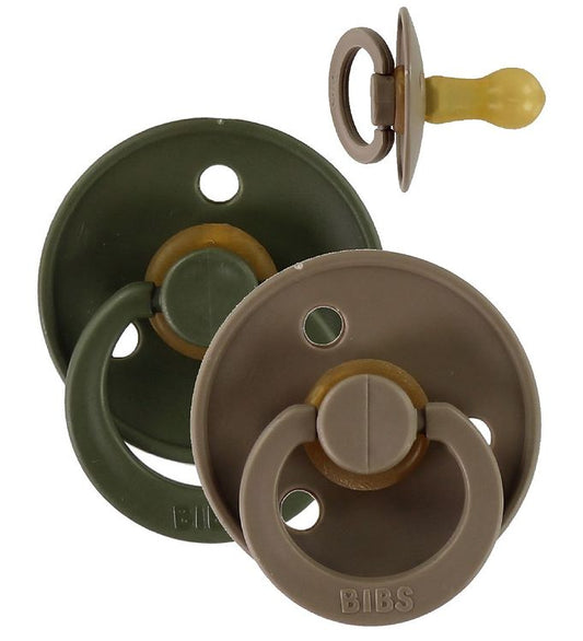 Bibs nappar 2-pack - hunter green/dark oak (strl 2)