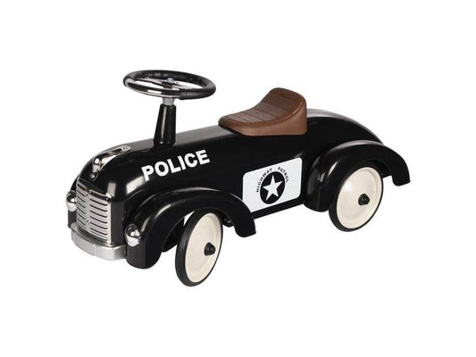 Walk-car i metall - polis bil