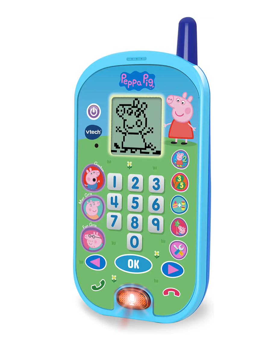 Peppa gris, prata och lära telefon